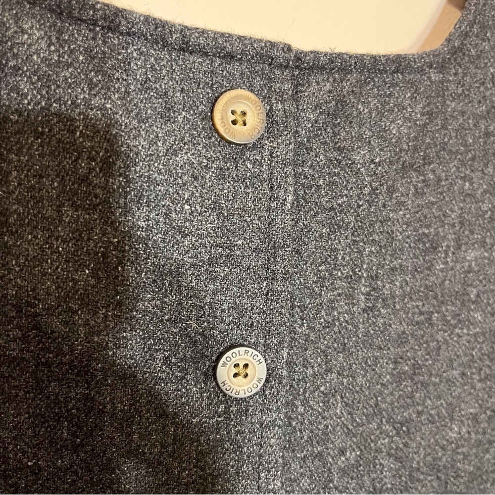 Vintage Woolrich medium charcoal gray shift dress - Picture 13 of 16